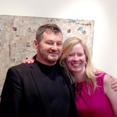 Kevin Ghiglione and Patti Dibski at Gibson Fine Art in Calgary